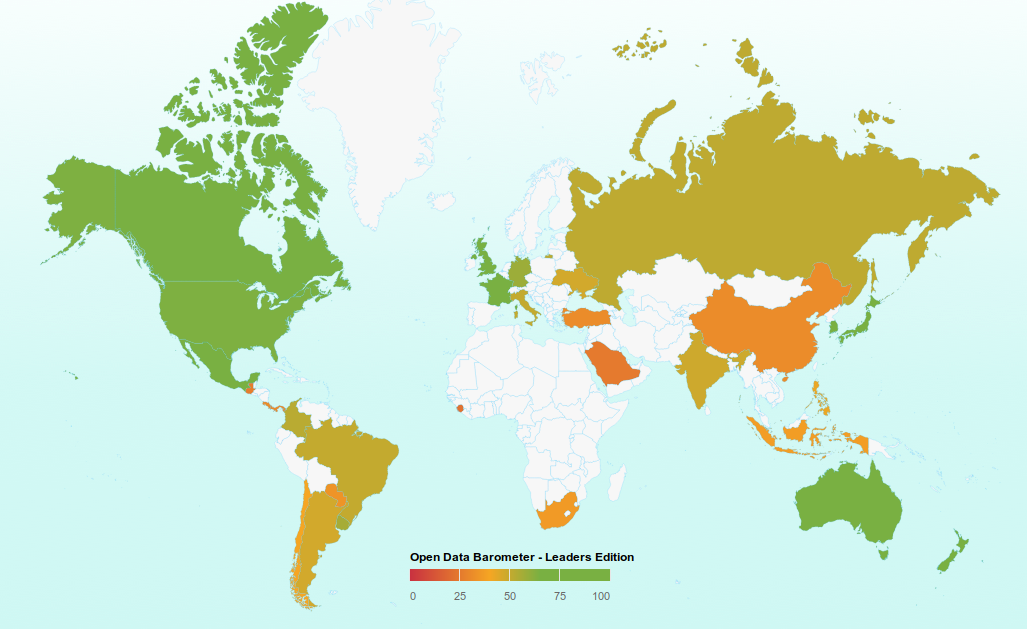Open Data Barometer: ODI releases key research as challenger countries gain pace