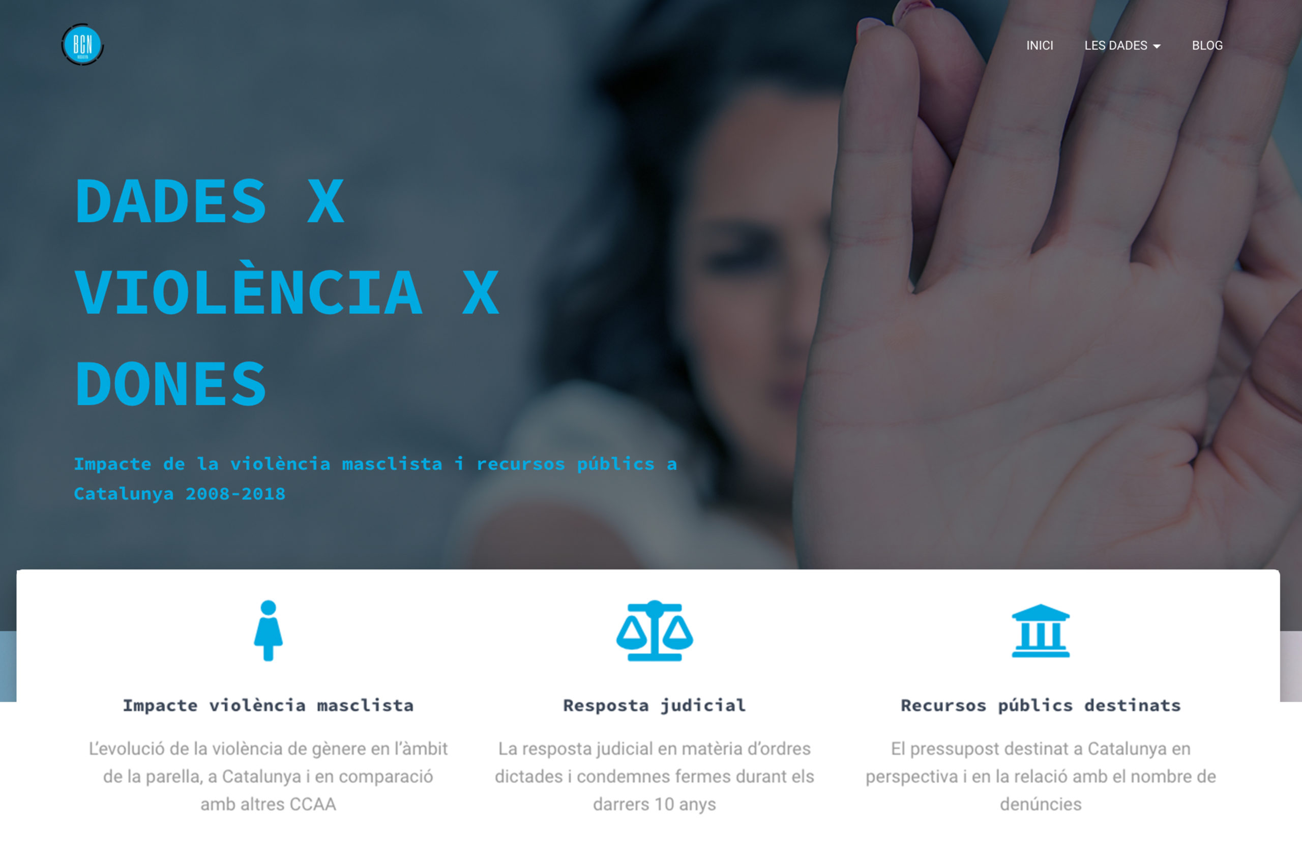 En marxa Dades x Violència x Dones, el portal sobre violència de gènere i recursos públics a Catalunya