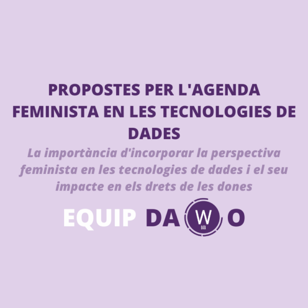 Tecnologies de dades alineades amb agenda feminista