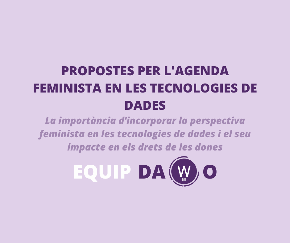 Tecnologies de dades alineades amb agenda feminista